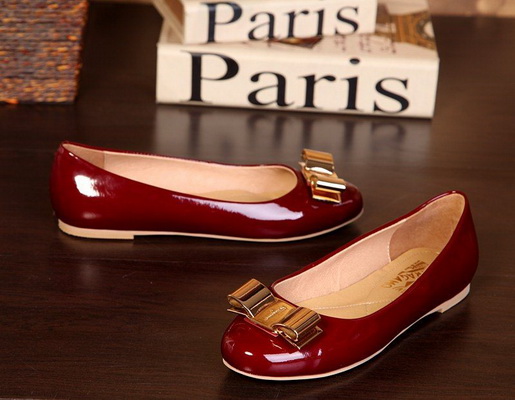 Ferragamo Shallow mouth flat shoes Women--035